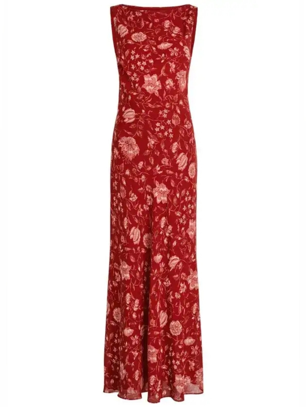 Reformation Prescott Dress in Red Floral Sleeveless Maxi Size Medium - Picture 3 of 11